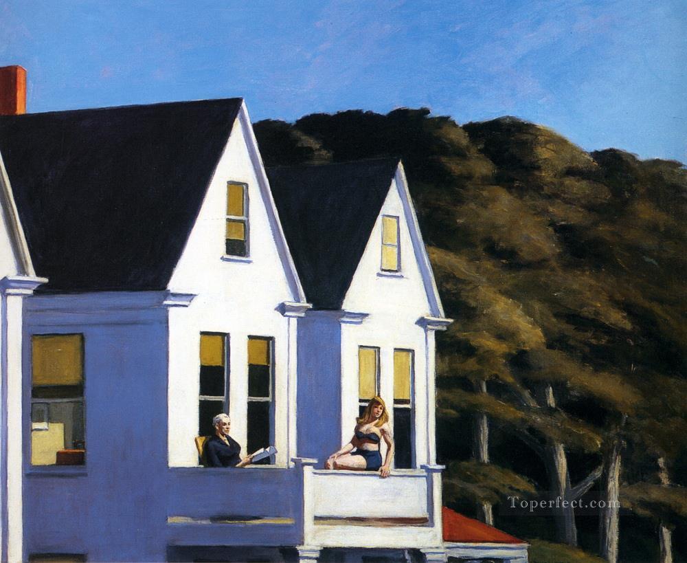second story sunlight Edward Hopper Oil Paintings